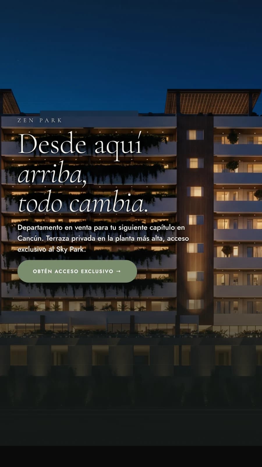 Creatividad de la residencia Sky Home de Zen Park.